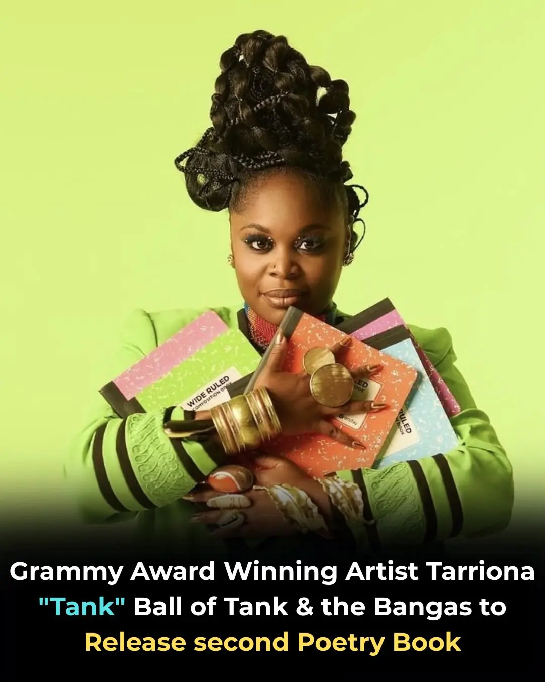 Grammy Award Winning Artist Tarriona “Tank” Ball of Tank & the Bangas to Release Second Poetry Book