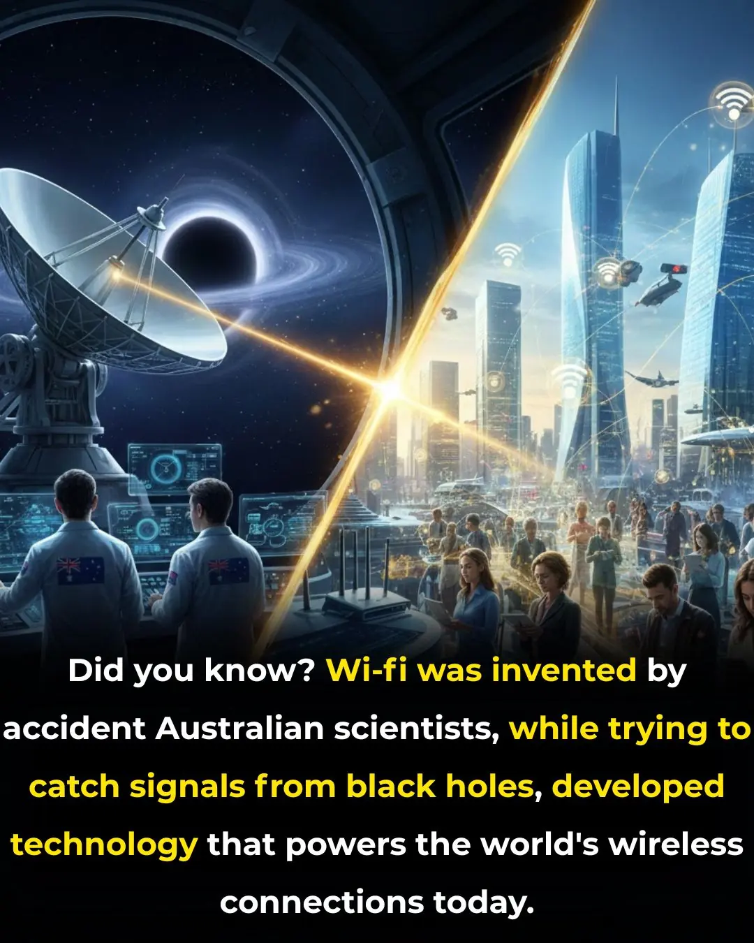 🌌 An Accidental Revolution: How the Search for Black Holes Led to the Invention of Wi-Fi