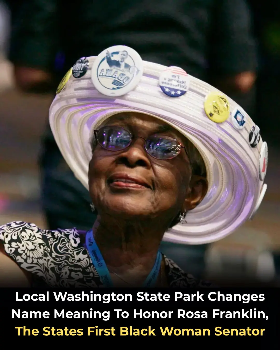 Local Washington State Park Changes Name Meaning To Honor Rosa Franklin, The States First Black Woman Senator