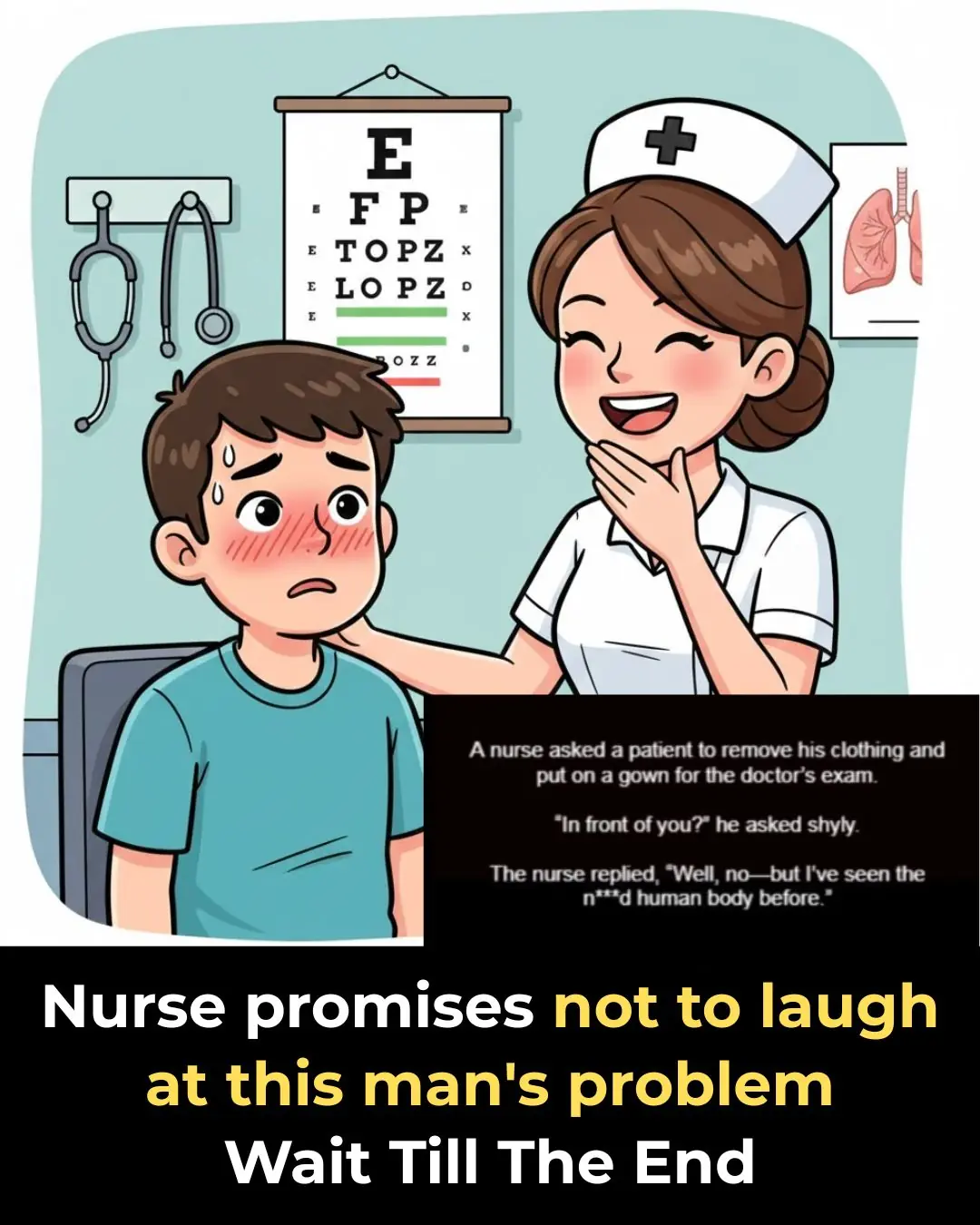 Nurse Promises Not to Laugh at This Man’s Problem