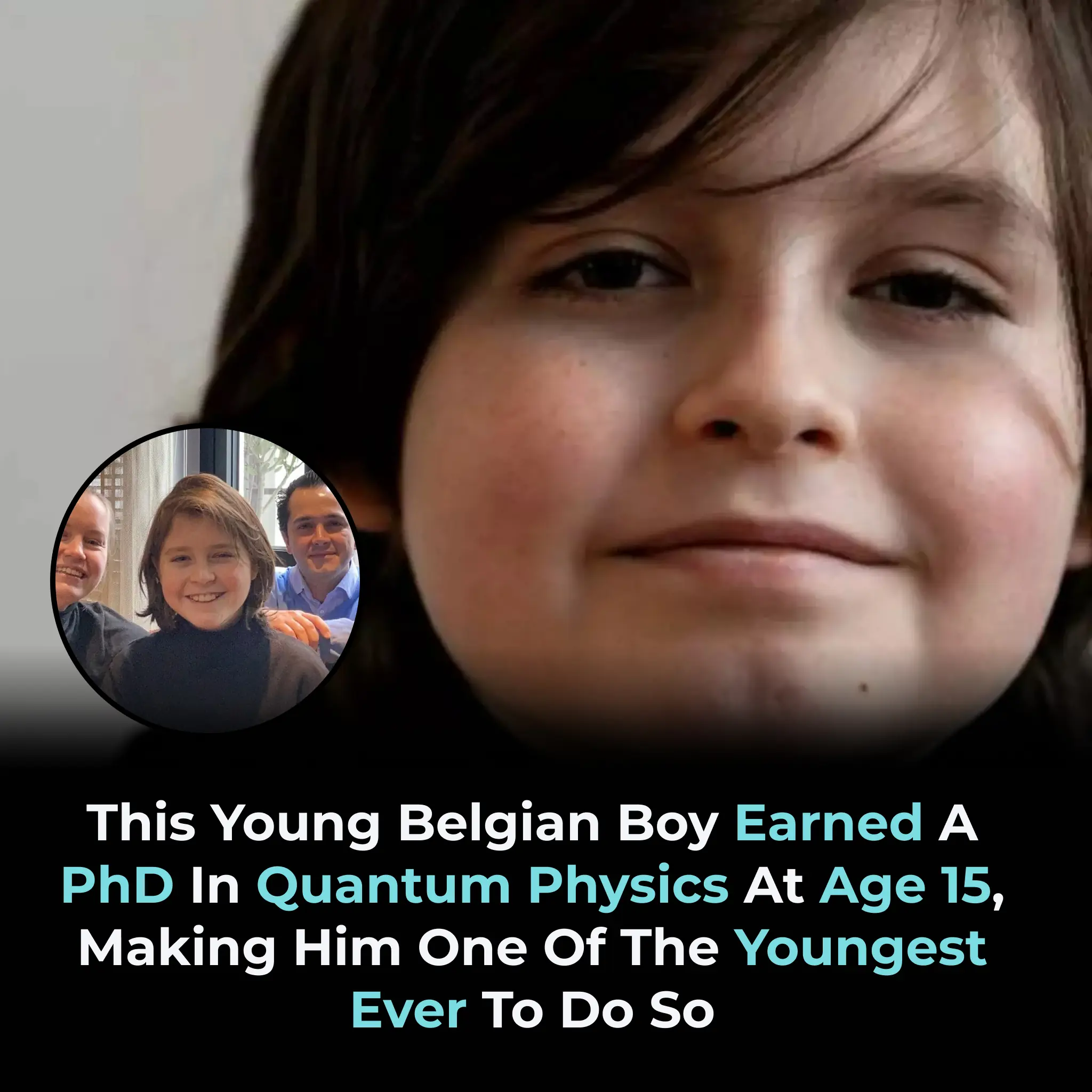 Belgian Prodigy Laurent Simons Earns PhD in Quantum Physics at Just 15 Years Old