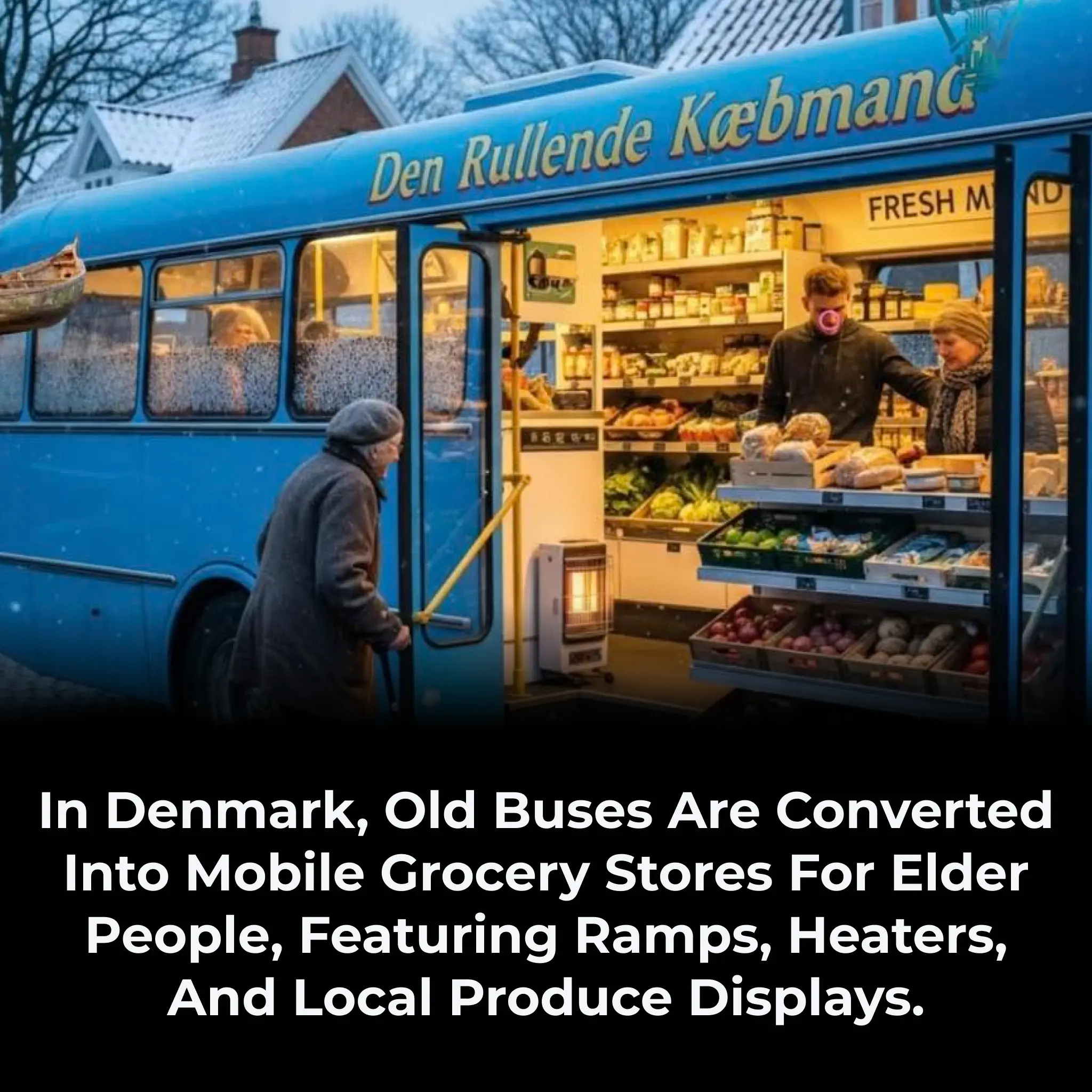 Denmark's 'Rolling Grocer' Initiative Brings Fresh Food and Community Connection to Rural Seniors
