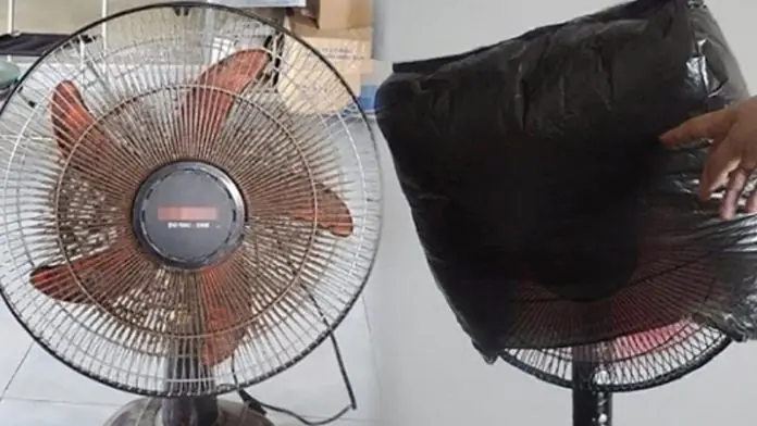 Dirty fan? No need to remove the frame or use water: This simple method makes your fan spotless and shiny