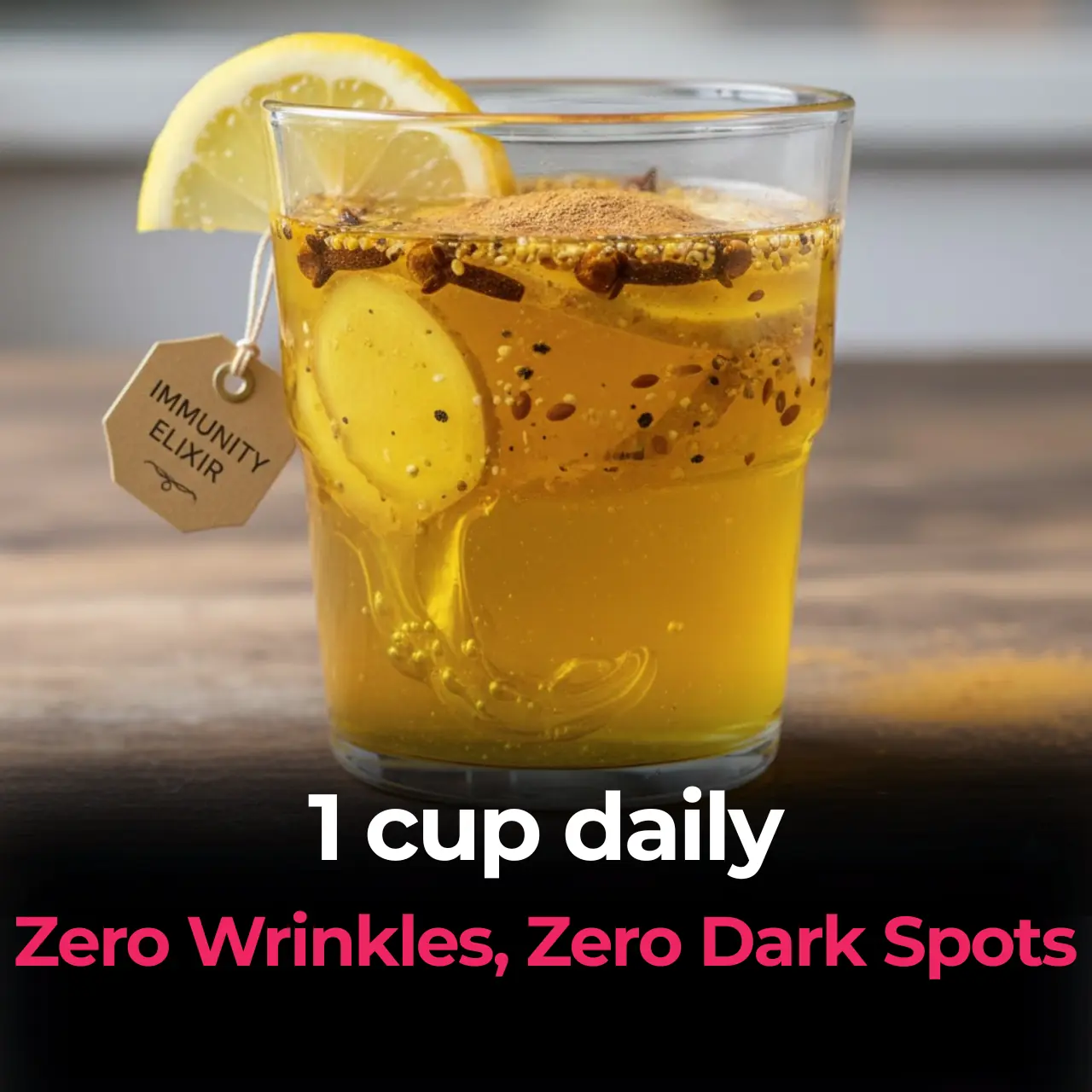 Clove Turmeric Collagen Drink: Zero Wrinkles, Zero Dark Spots