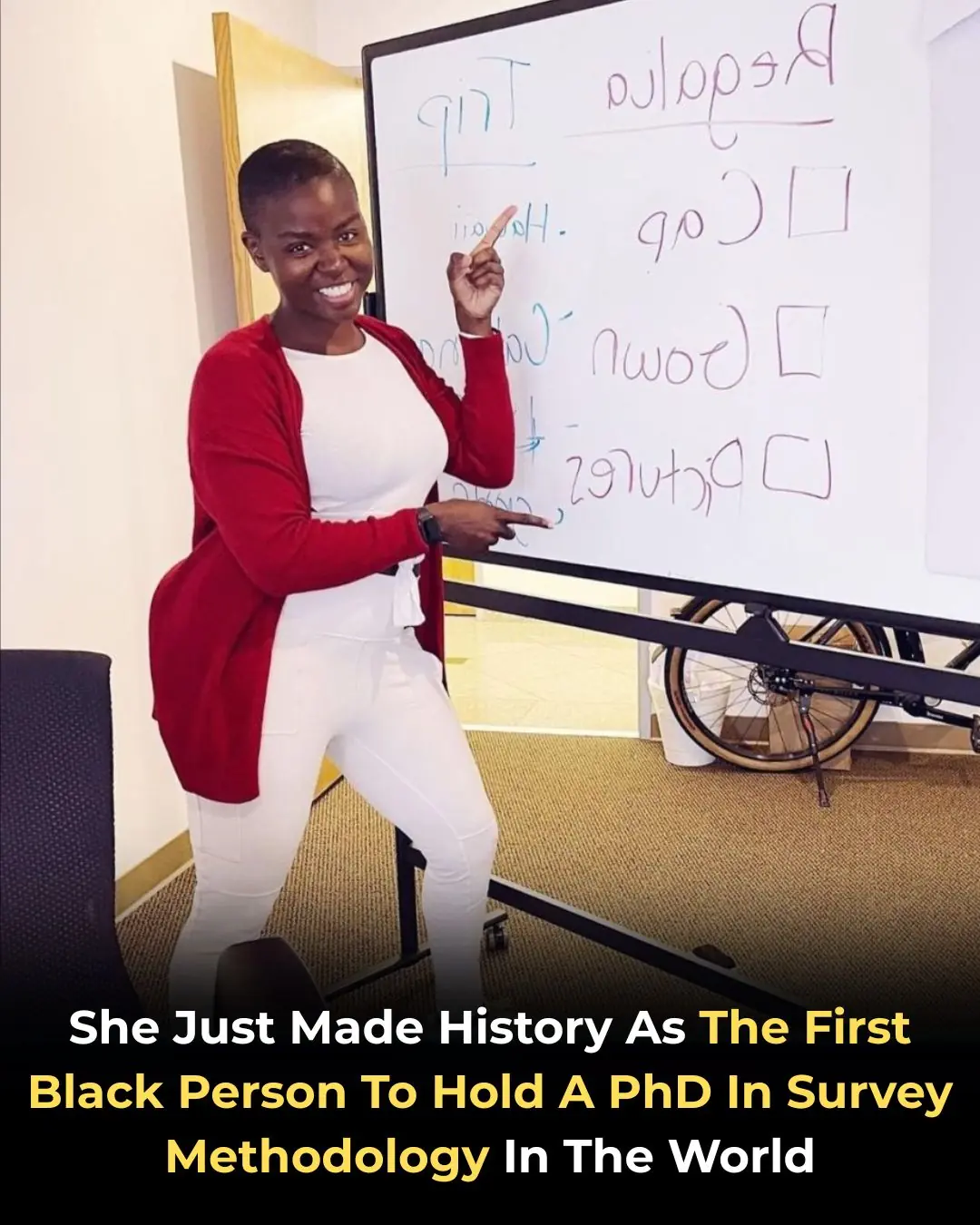 She Just Made History As The First Black Person In The World To Hold A PhD In Survey Methodology