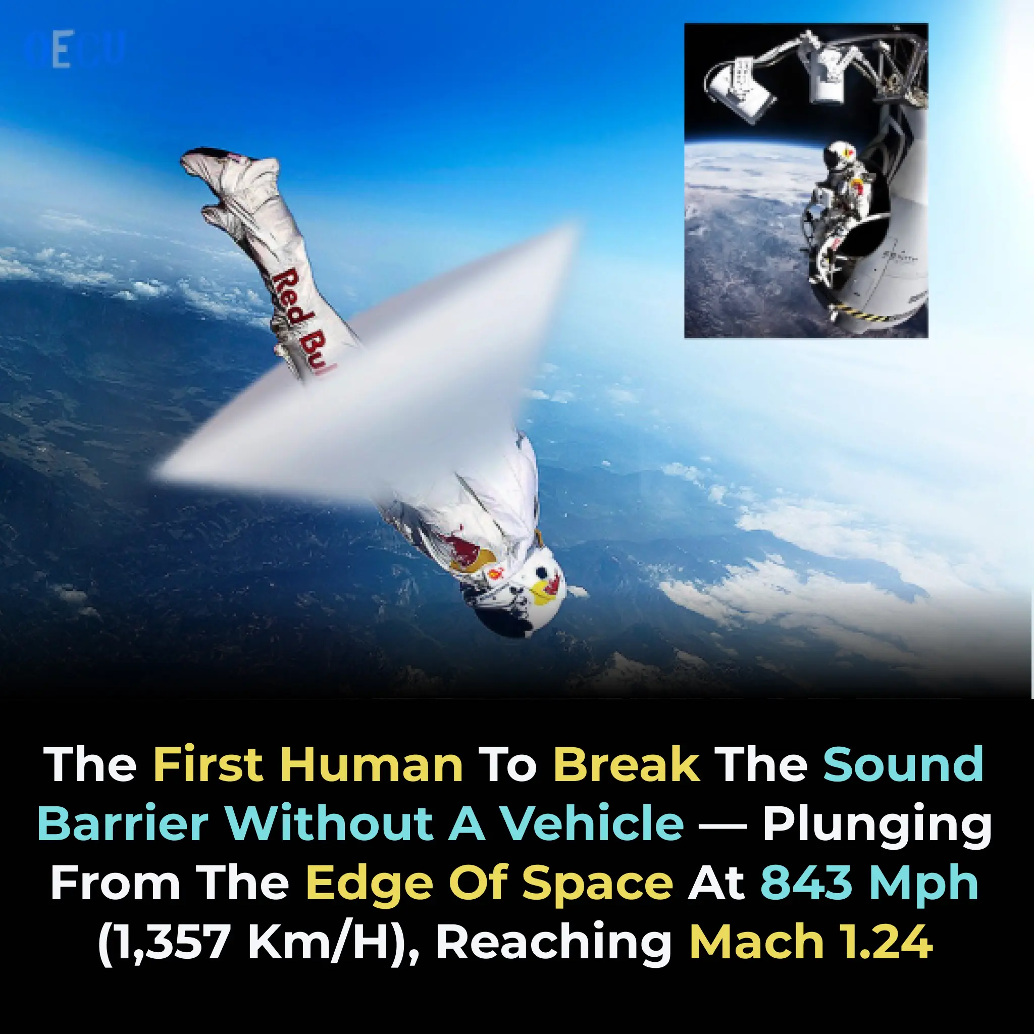 Felix Baumgartner's Record-Breaking Jump: Breaking the Sound Barrier from Space