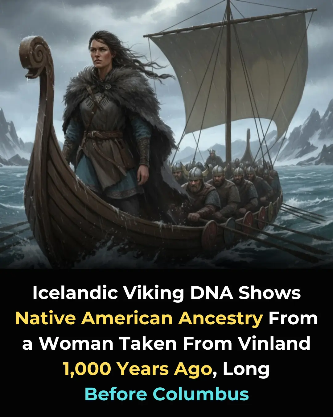 Genetic Evidence Links Icelanders to Native Americans, Suggesting Viking Contact with the Americas