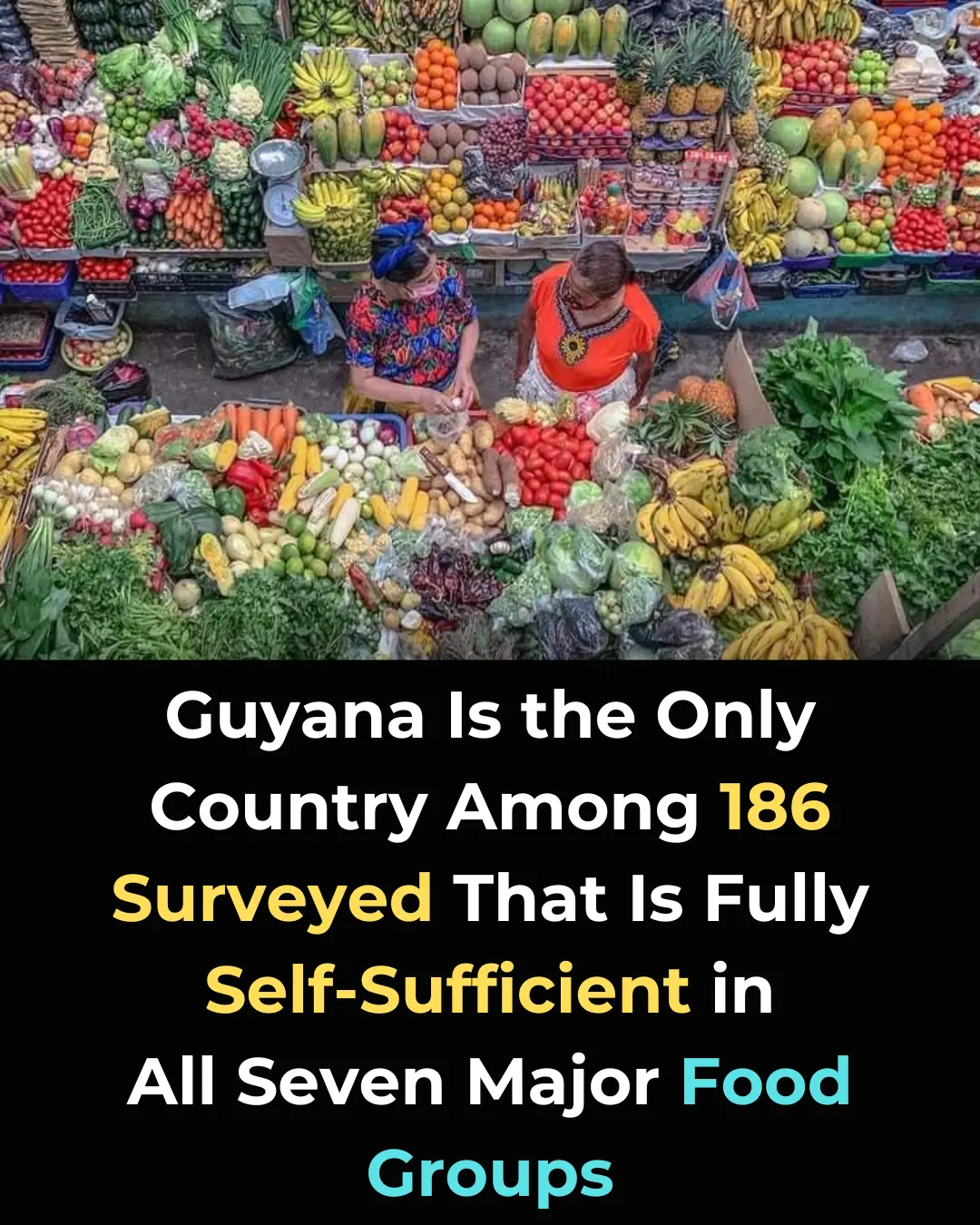 How Guyana Became the Only Nation Fully Self-Sufficient in All Seven Major Food Groups