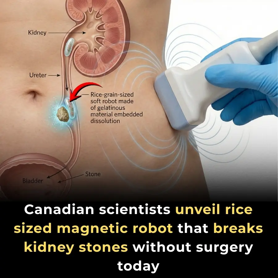 Magnetic Rice-Sized Robot Could Revolutionize Non-Invasive Kidney Stone Treatment