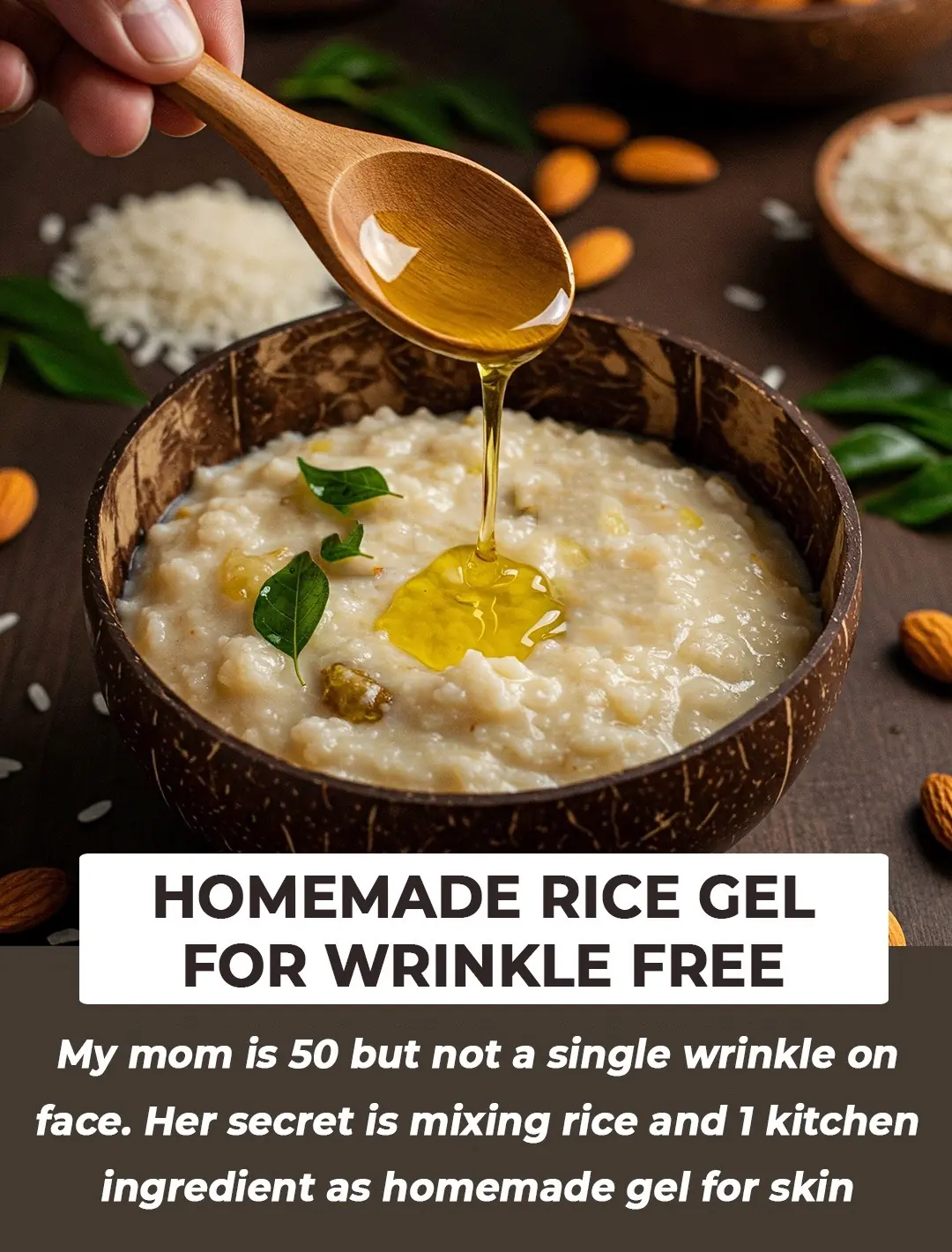 How to Use Rice and Almond Oil to Get Rid of Wrinkles
