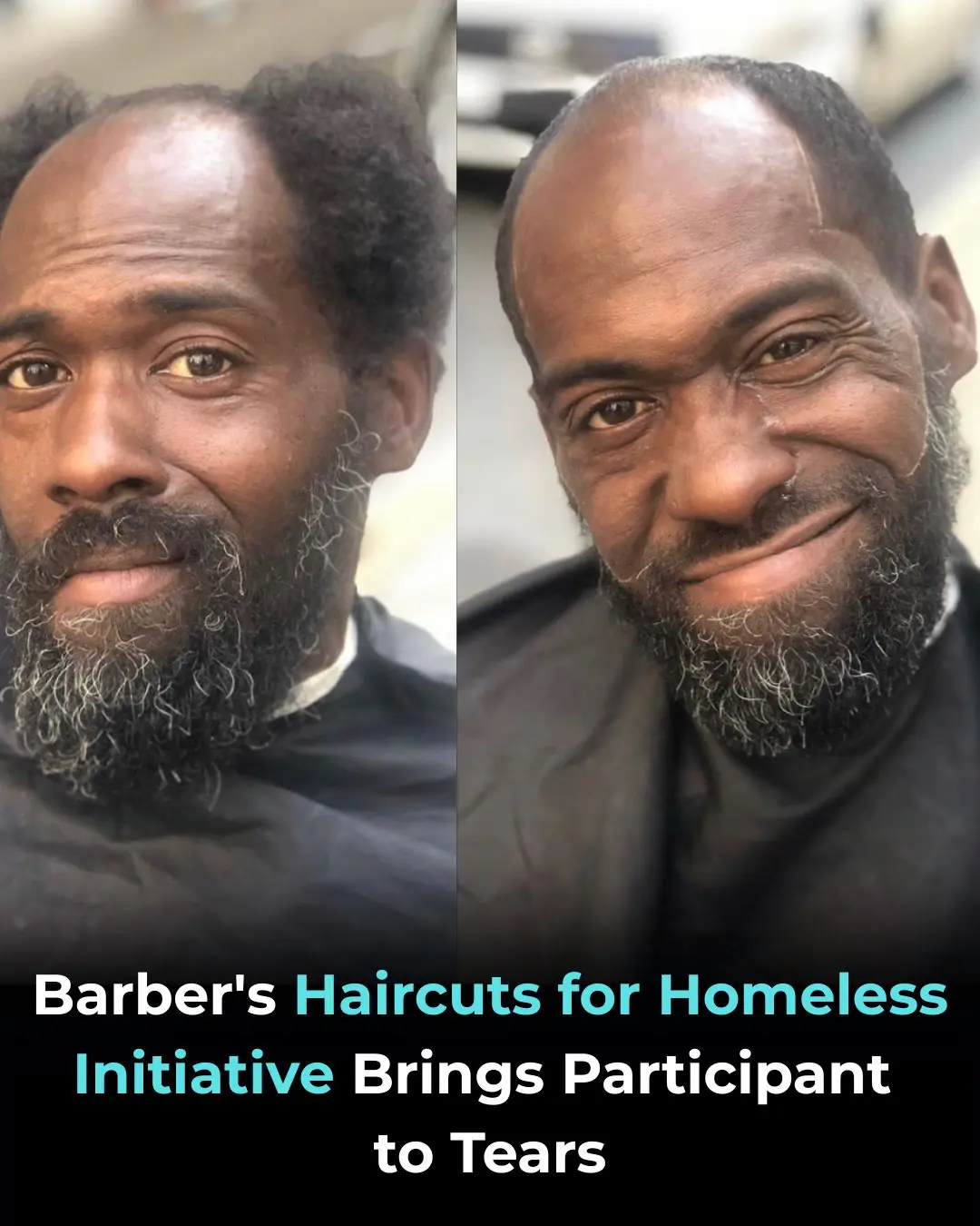 Barber’s Haircuts for Homeless Initiative Brings Participant to Tears