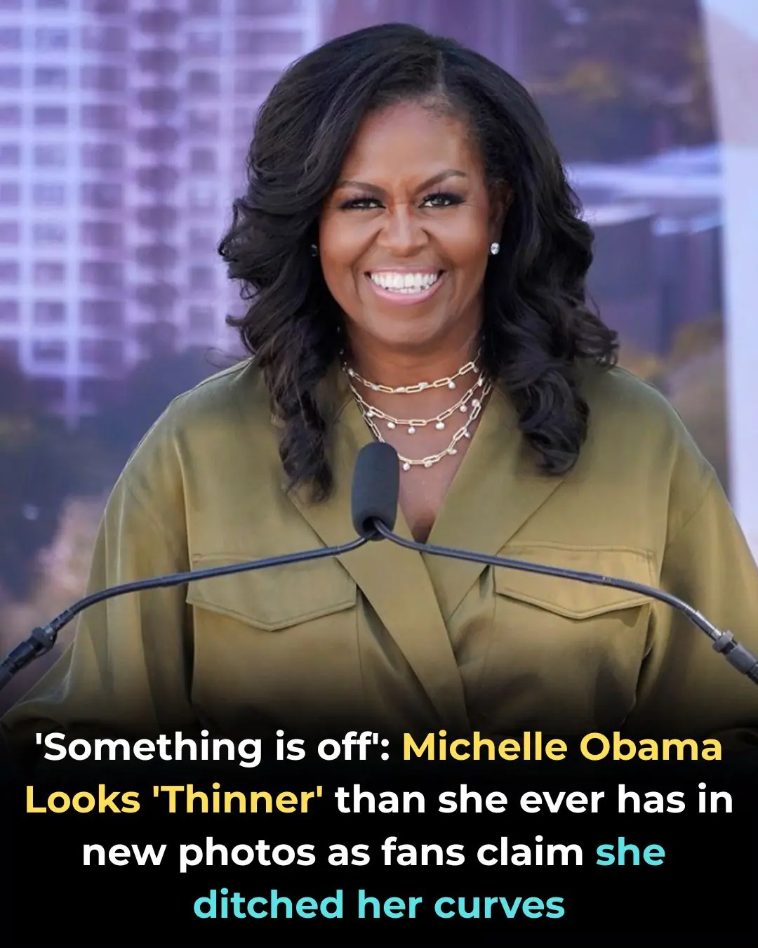 ‘Something Is Off’: Michelle Obama Looks ‘Thinner’ Than She Ever Has In New Photos as Fans Claim She Ditched Her Curves