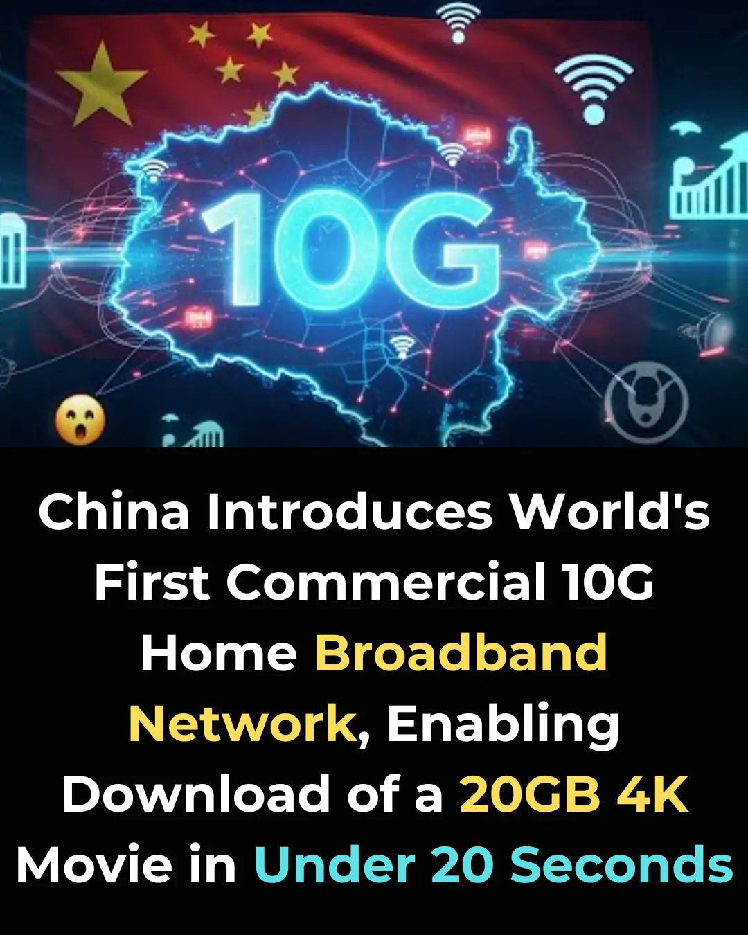 China Launches the World’s First Commercial 10G Home Broadband Network