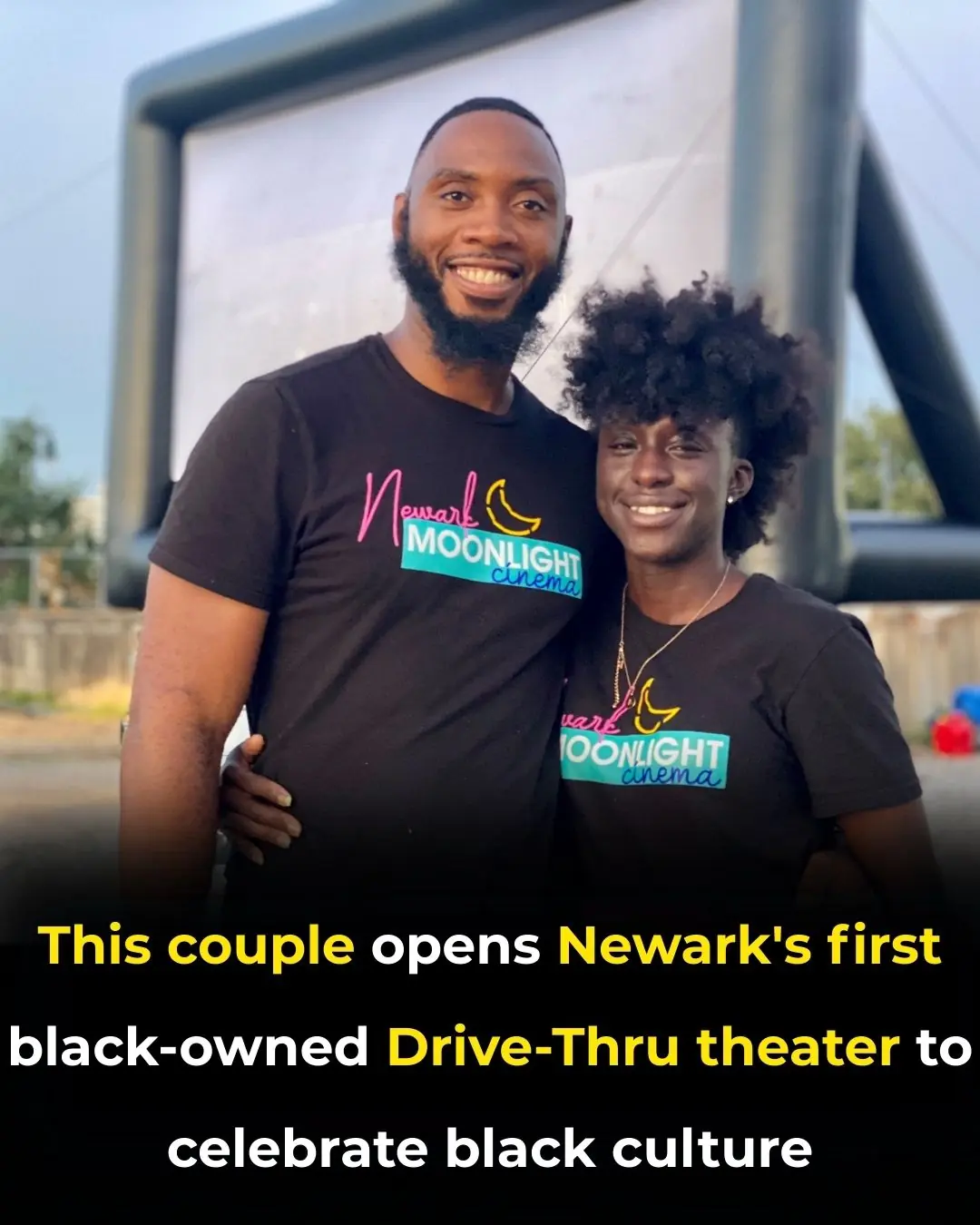 They Just Opened Newark, New Jersey’s First Black-Owned Drive Thru Movie Theater To Celebrate Black Culture