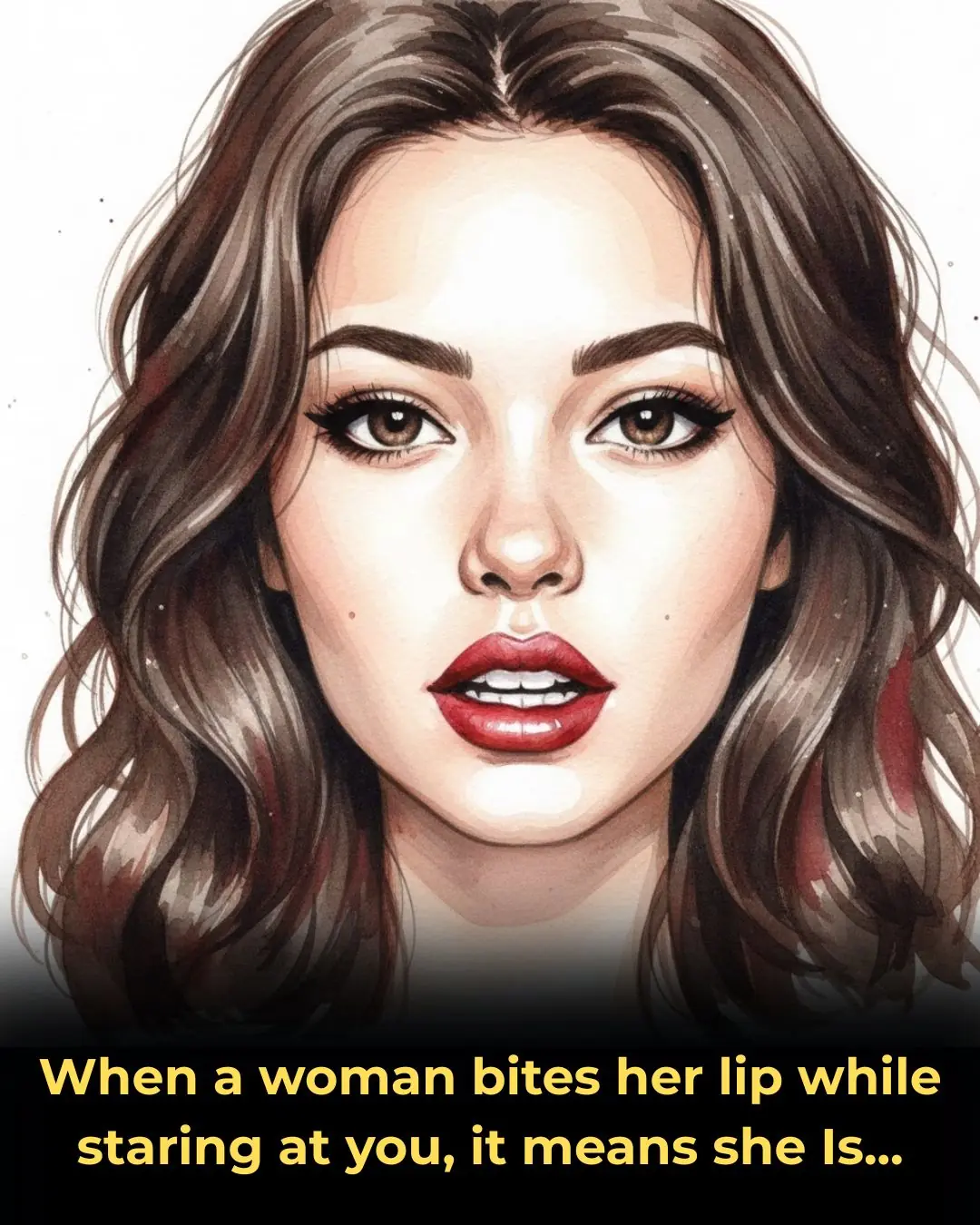When a Woman Bites Her Lip While Looking at You: What It Really Means