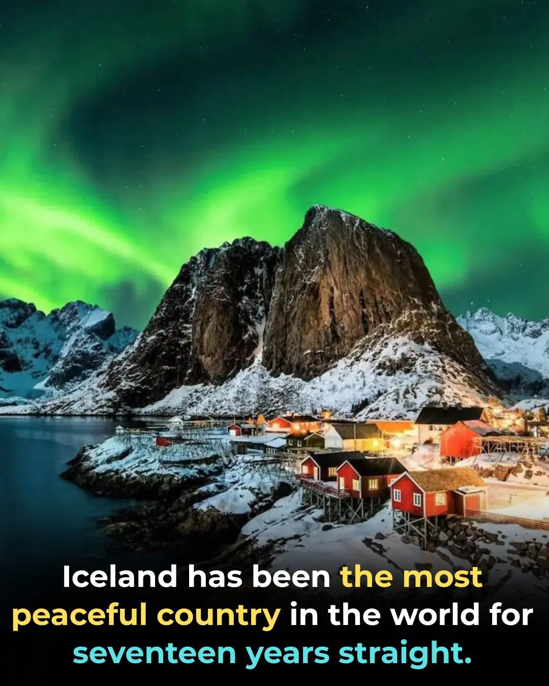 Iceland Leads the World in Peace for the Seventeenth Consecutive Year