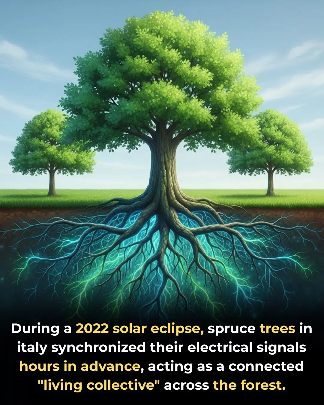 🌳 The Forest's Silent Symphony: Trees Display Synchronized Anticipation of Rare Natural Events