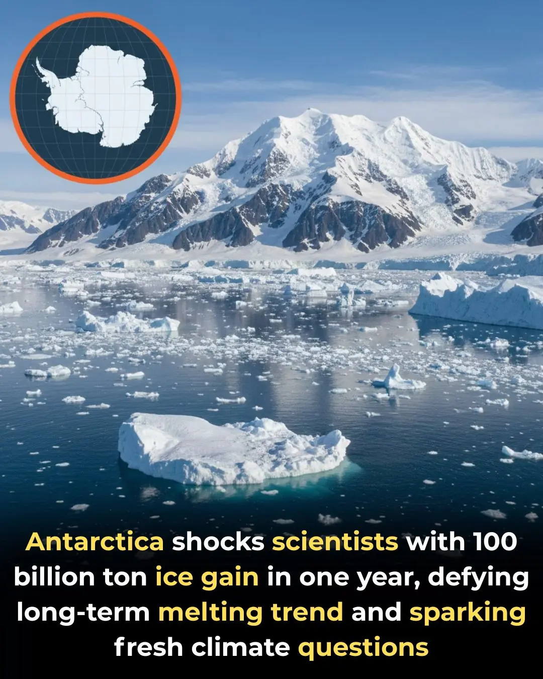 ❄️ The Antarctic Anomaly: A Stunning Year of Ice Gain Offers a Glimpse into Earth’s Climatic Complexity