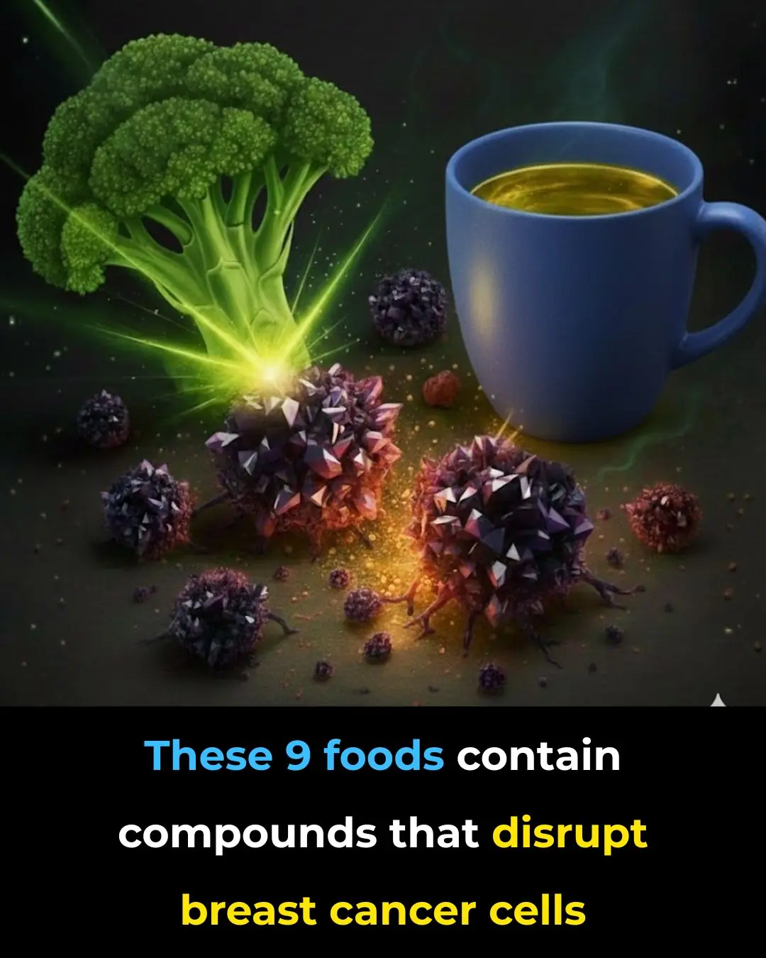 These 9 foods contain compounds that disrupt breast cancer cells