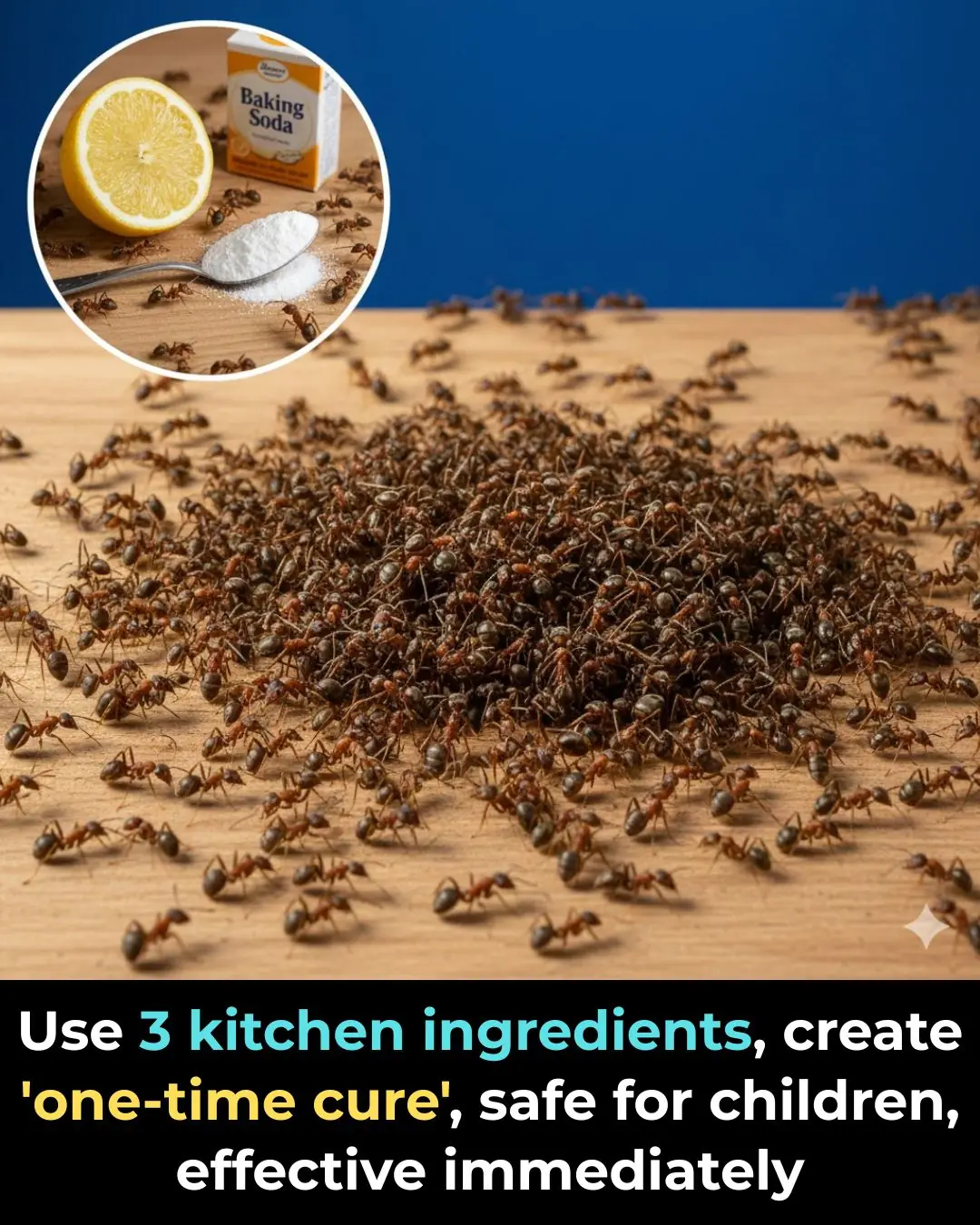 Get Rid of Ants Safely Using Just 3 Kitchen Ingredients — Fast, Effective, and Child-Safe