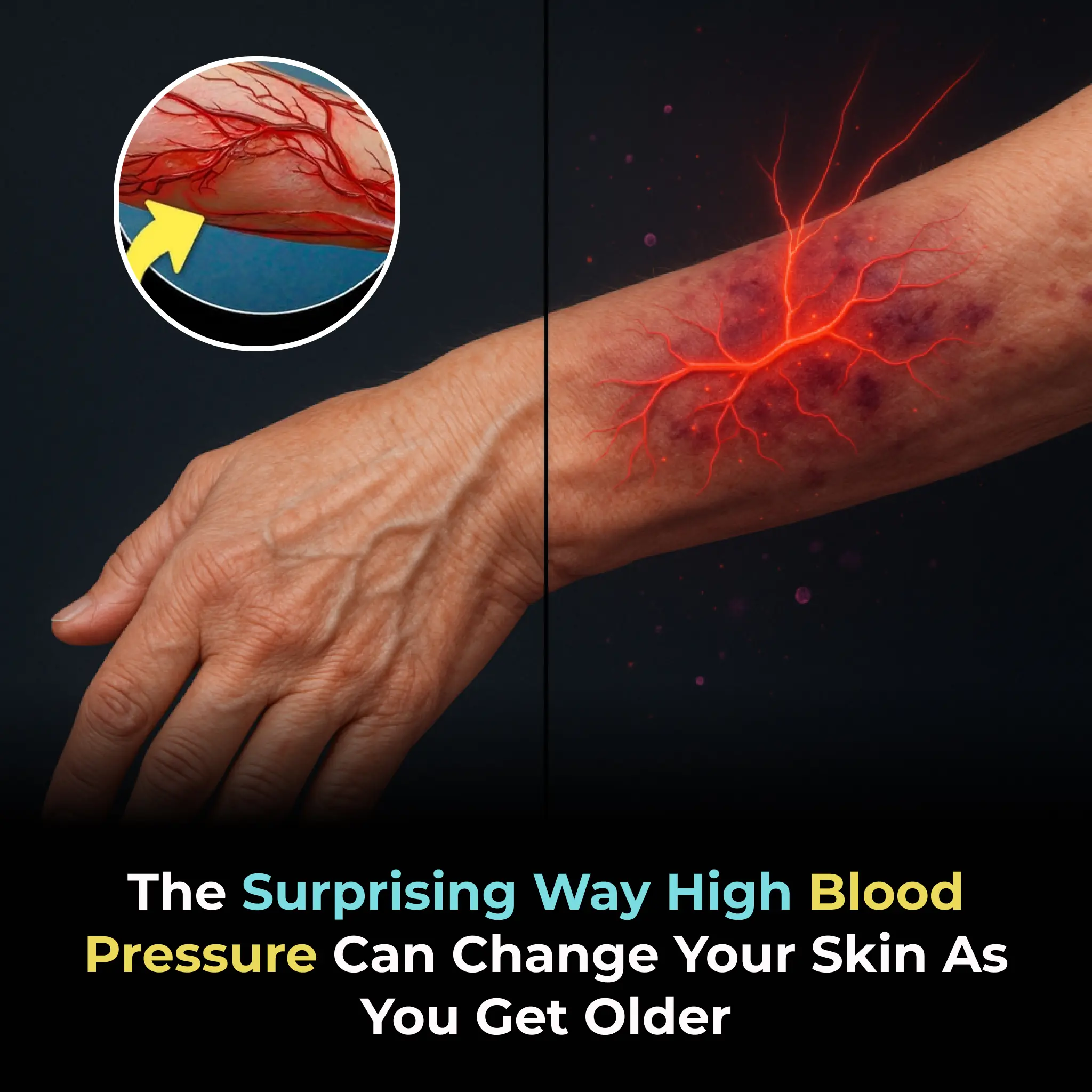 The surprising way high blood pressure can change your skin as you get older