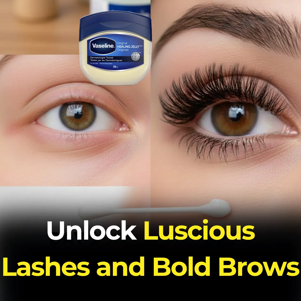 Unlock Luscious Lashes and Bold Brows: Your Fast-Track Guide to Thicker, Natural Growth with Castor Oil, Vaseline, and Clove!