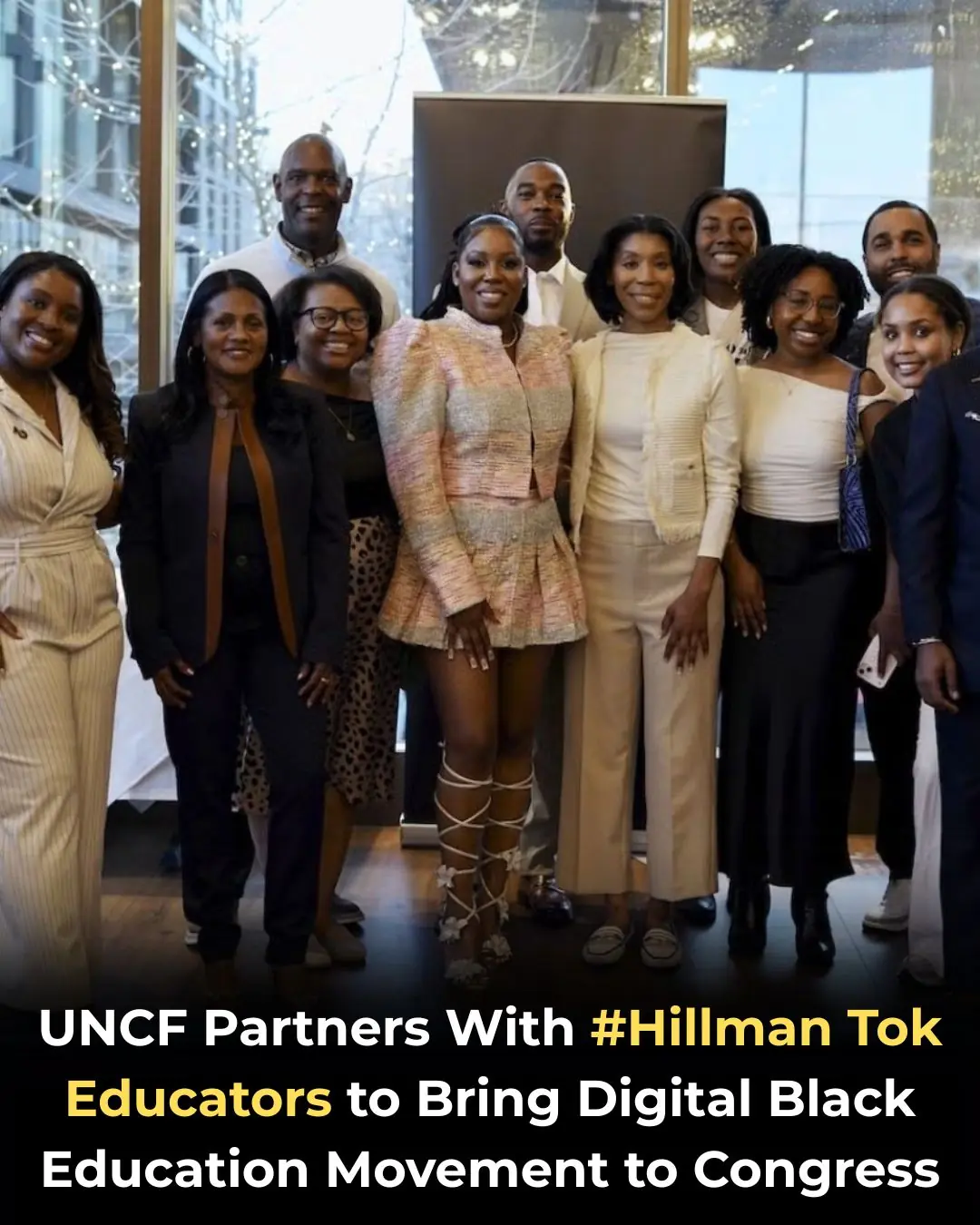 UNCF Partners With #HillmanTok Educators to Bring Digital Black Education Movement to Congress