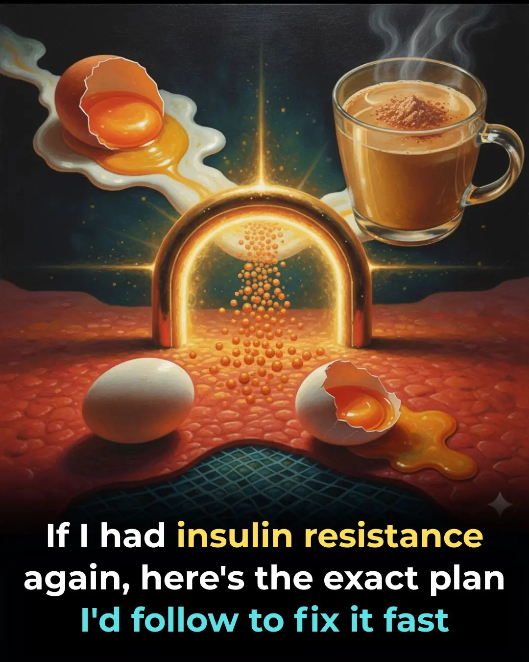 If I had insulin resistance again, here’s the exact plan I’d follow to fix it fast