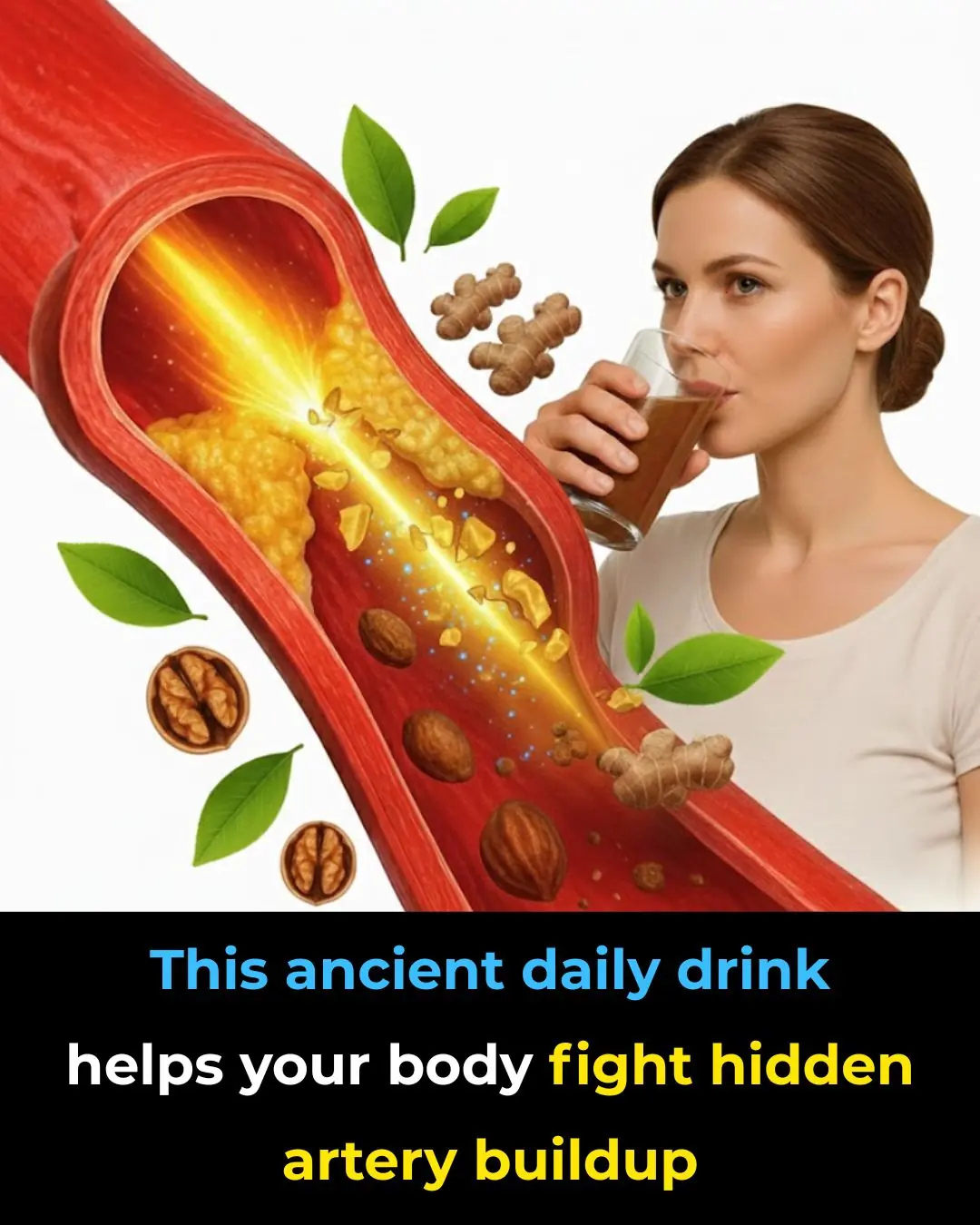 The daily drink that helps clear blocked arteries naturally