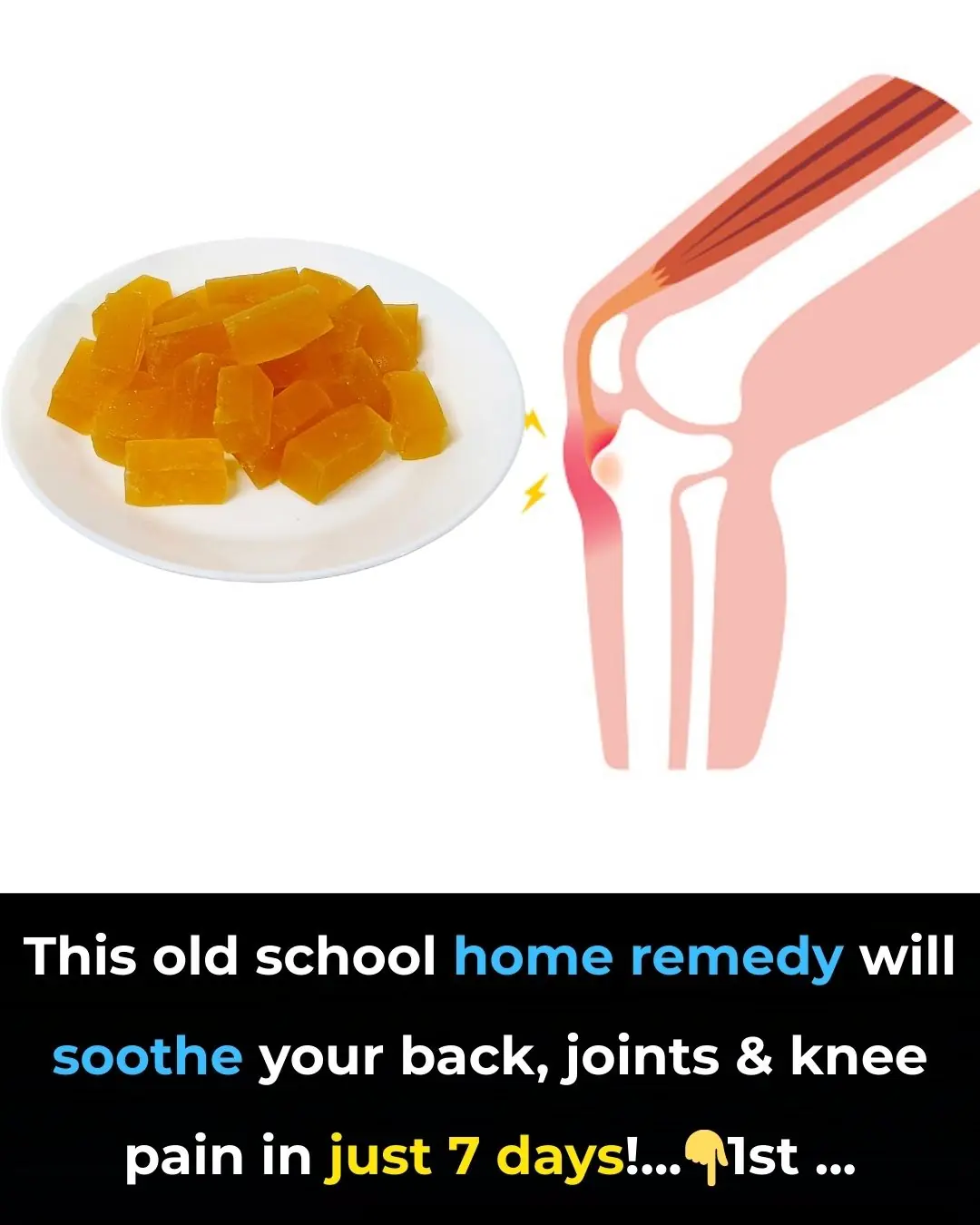 This old school home remedy will soothe your back, joints & knee pain in just 7 days!