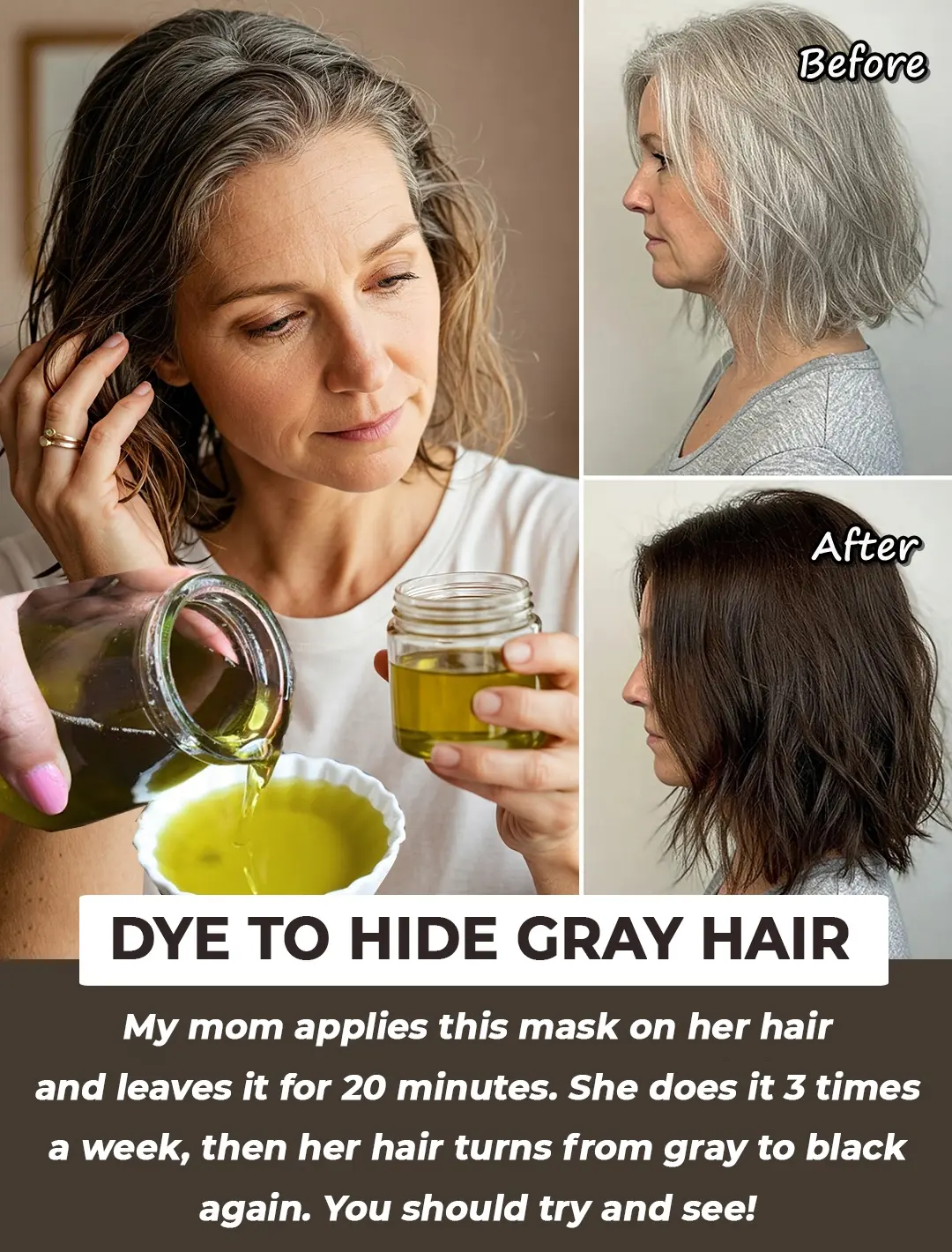 Natural Solutions for Darkening Grey Hair: Proven Home Remedies for Restoring Youthful Hair Color