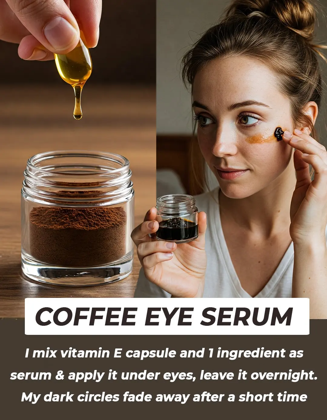 DIY Serum To Get Rid Of Dark Circles Naturally