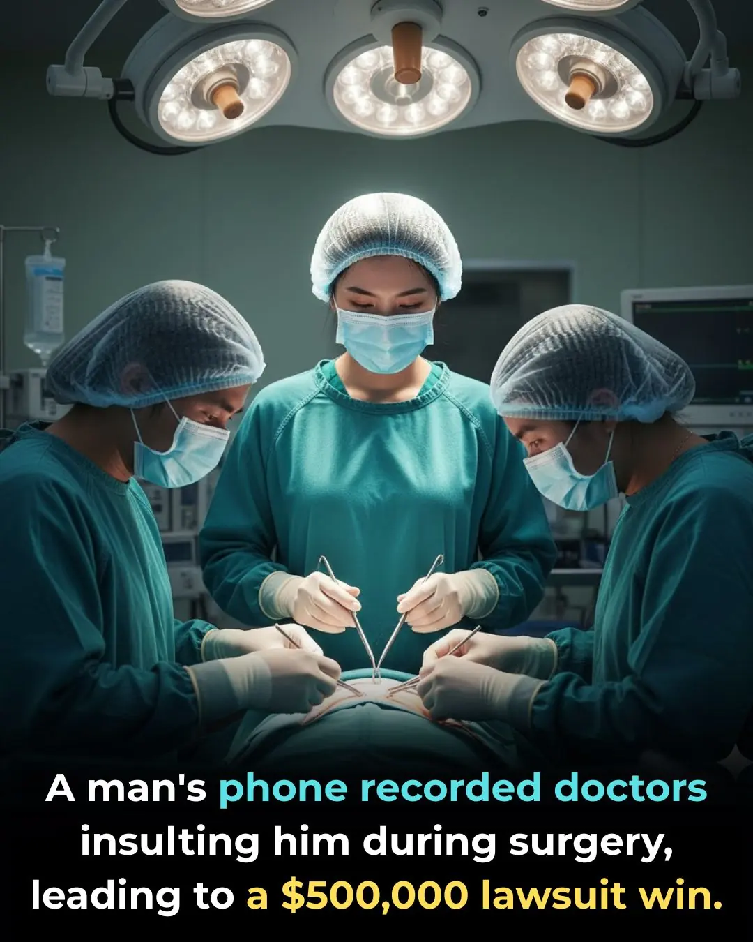 Patient Wins $500,000 After Recording Anesthesiologist Mocking Him During Colonoscopy