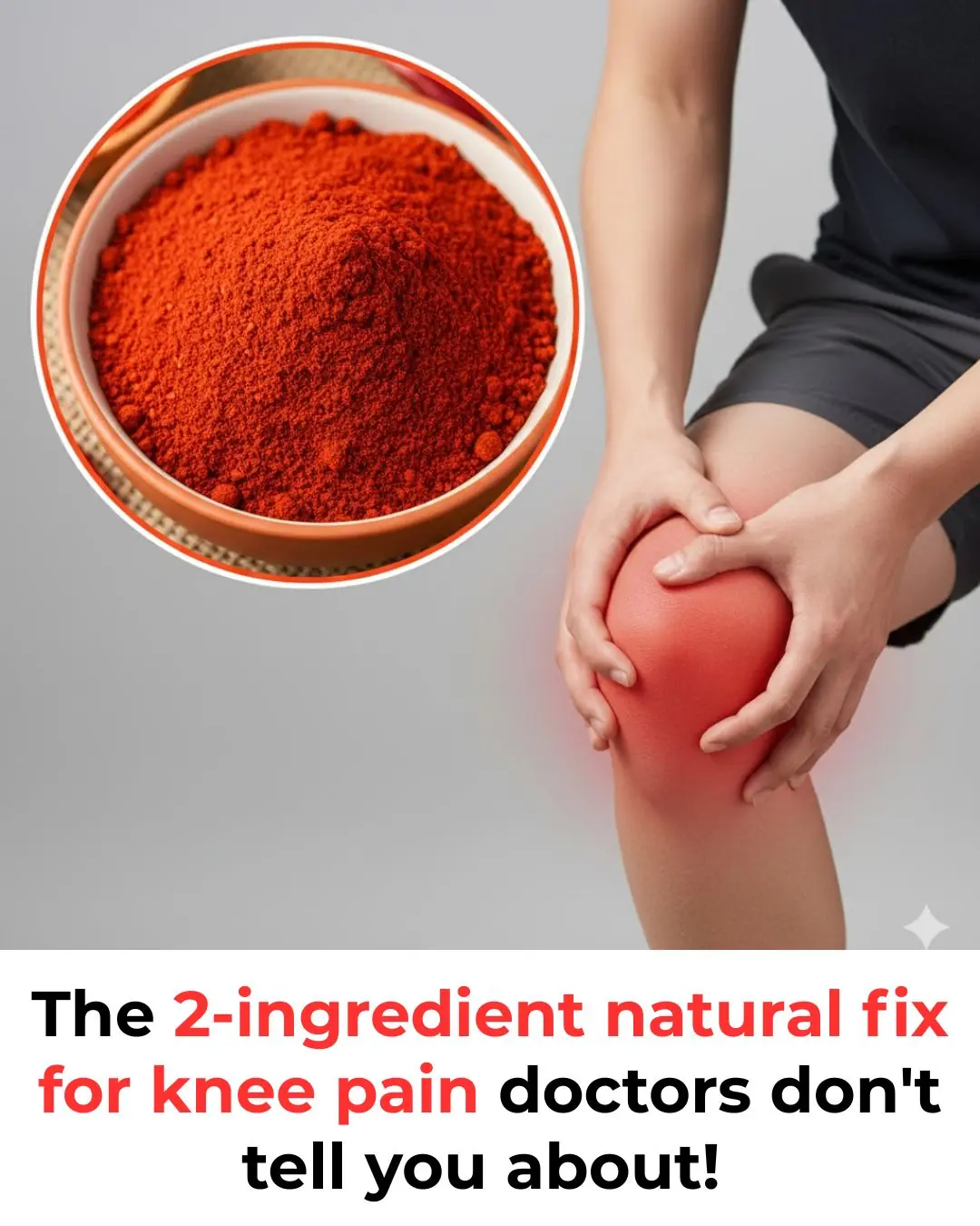 The 2-ingredient natural fix for knee pain doctors don’t tell you about!