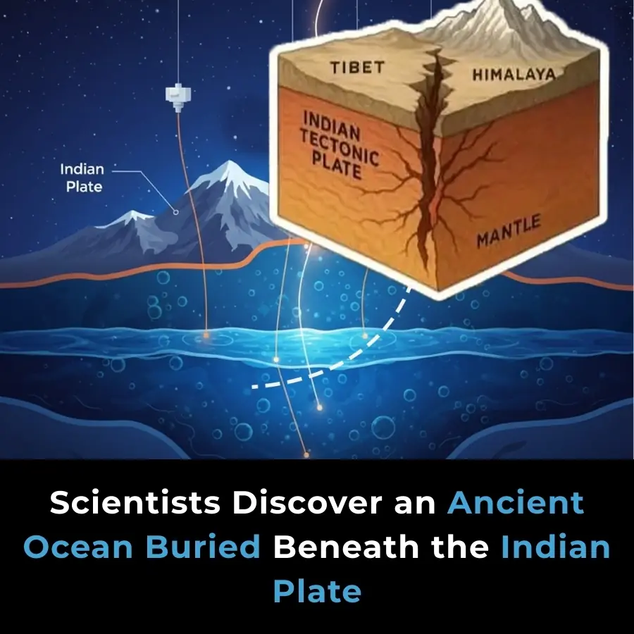 Geologists Discover Massive Hidden Ocean Deep Beneath the Indian Plate