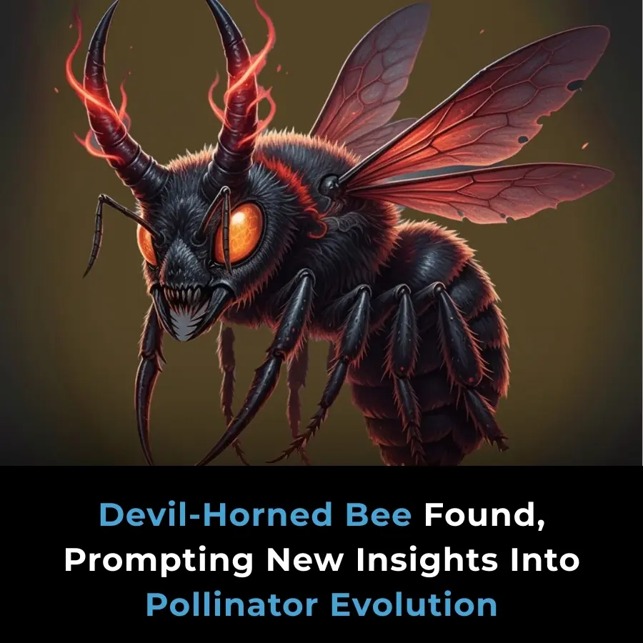 New Devil-Horned Bee Discovered in Australia Highlights Hidden Pollinator Diversity