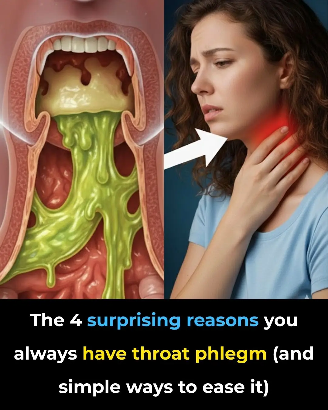 The 4 hidden causes of persistent phlegm in your throat (& how to fix it naturally)