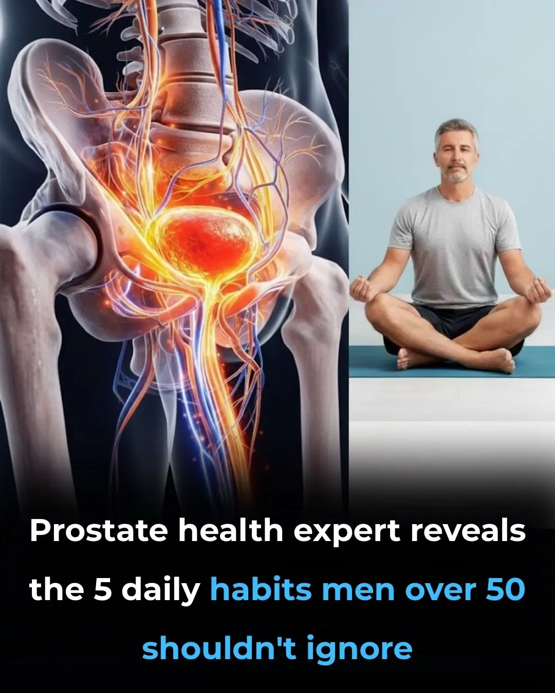 Prostate health expert reveals the 5 daily habits men over 50 shouldnât ignore