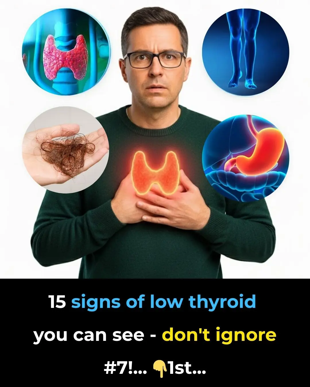 15 visible signs of low thyroid you can see â donât ignore #7!