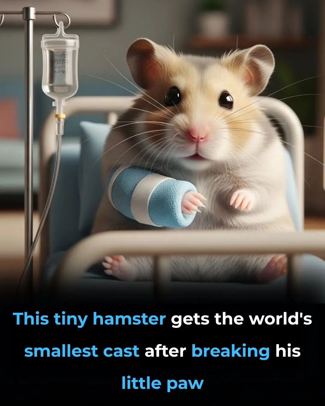Heartwarming Story of a Hamster's Tiny Cast Highlights the Power of Compassionate Animal Care