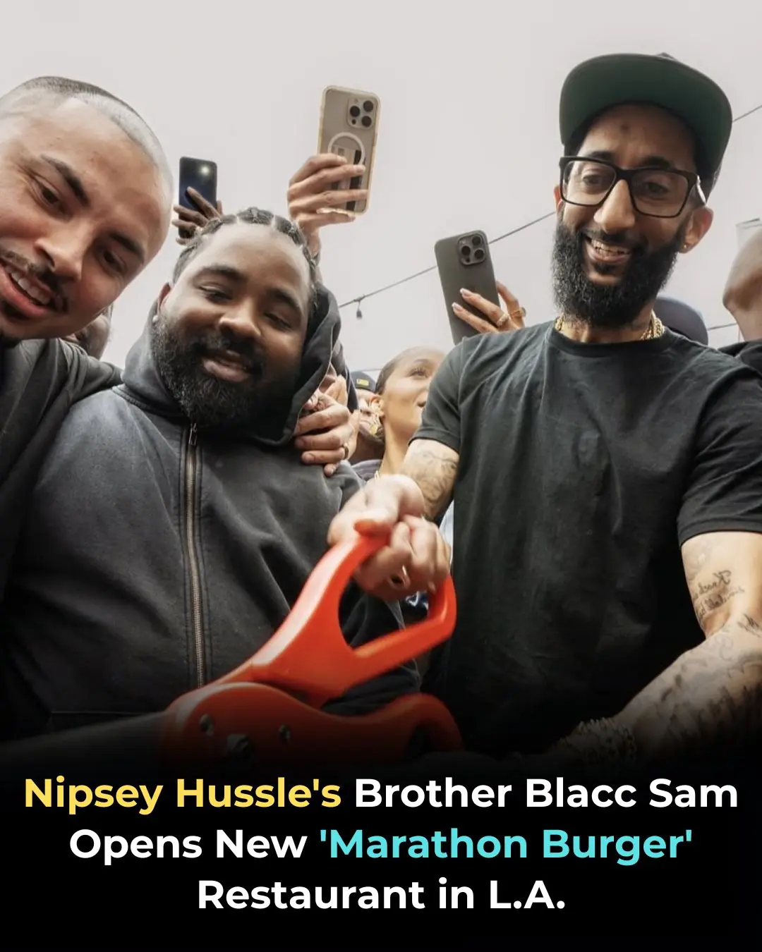Nipsey Hussle’s Brother Blacc Sam Opens New ‘Marathon Burger’ Restaurant in L.A.