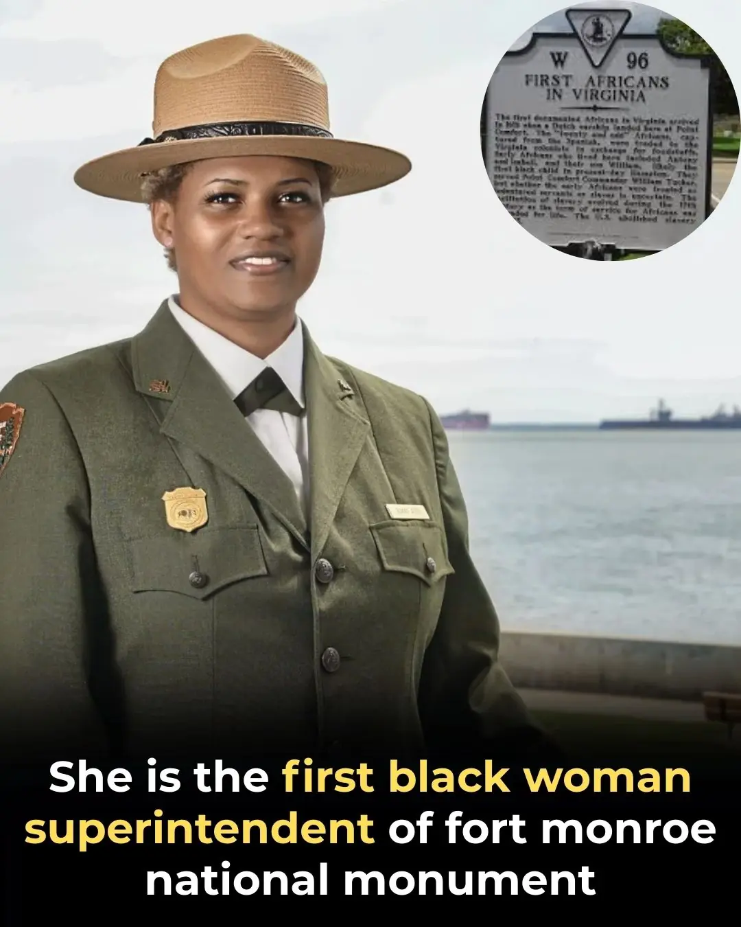 She Is The First Black Woman Superintendent Of Fort Monroe National Monument
