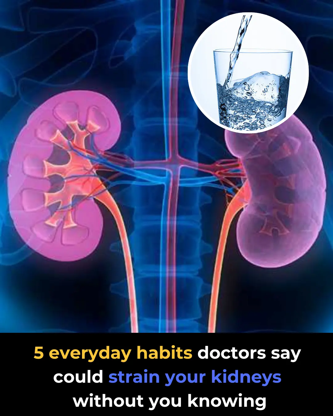 5 Common Habits That Quietly Damage Your Kidneys