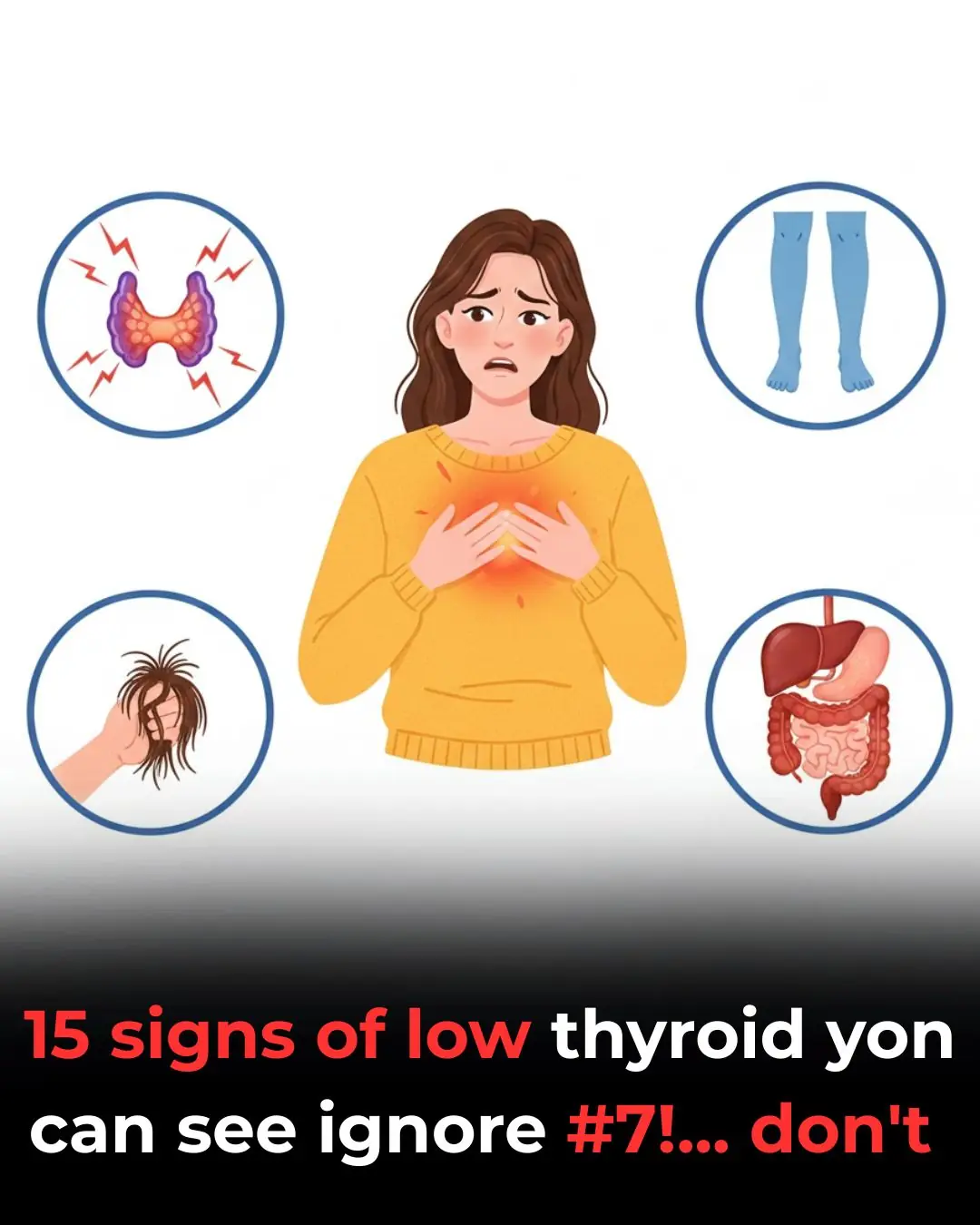 15 visible signs of low thyroid you can see – don’t ignore #7!