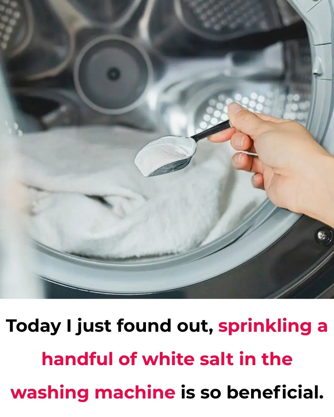 I Just Learned This: Adding a Handful of Salt to Your Washing Machine Works Wonders!