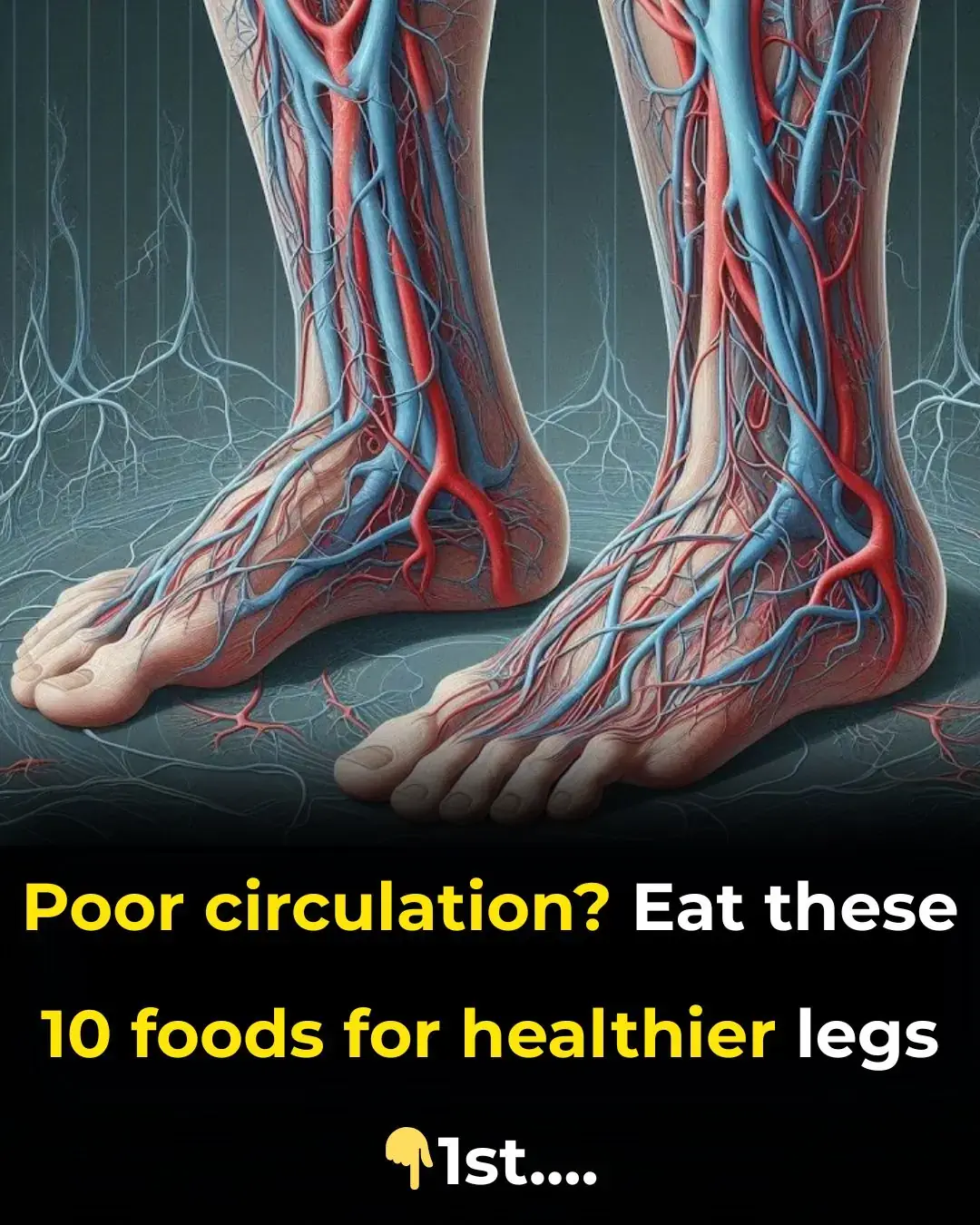 Top 10 foods that improve blood circulation in legs