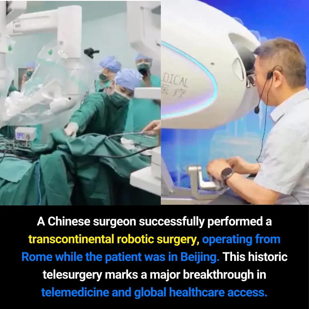Breakthrough Transcontinental Robotic Surgery Connects Rome and Beijing