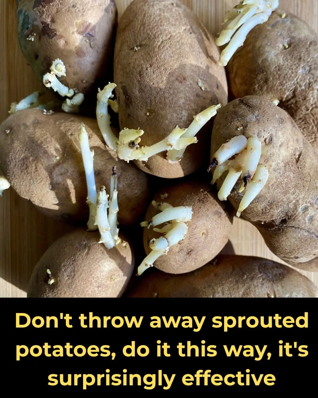 Don't throw away sprouted potatoes, do it this way, it's surprisingly effective