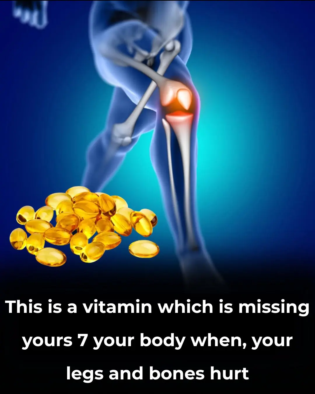 🦴 This Could Be the Vitamin Your Body Is Missing When Your Legs and Bones Hurt