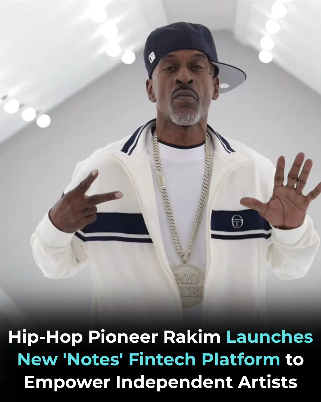 Hip-Hop Pioneer Rakim Launches New ‘Notes’ Fintech Platform to Empower Independent Artists
